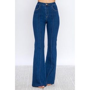Jealous Tomato High Waisted Flare Jeans Size Large (30)